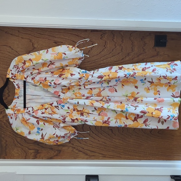 Abercrombie & Fitch Dresses & Skirts - 🍋✨ NWT Abercrombie poplin puff sleeve babydoll mini dress size extra large tall